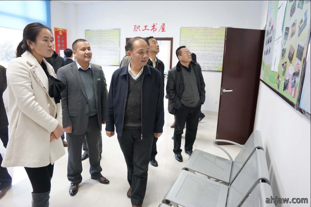 安徽省总工会副主席许晓东莅临调研公司调研