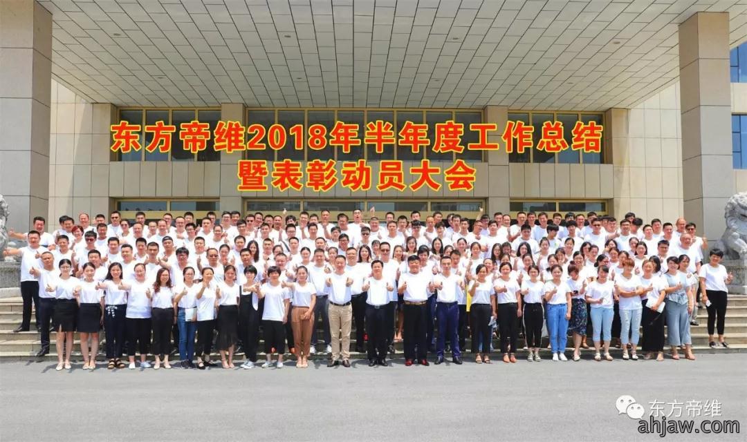 东方帝维2018年半年度工作总结 暨表彰动员大会圆满举行