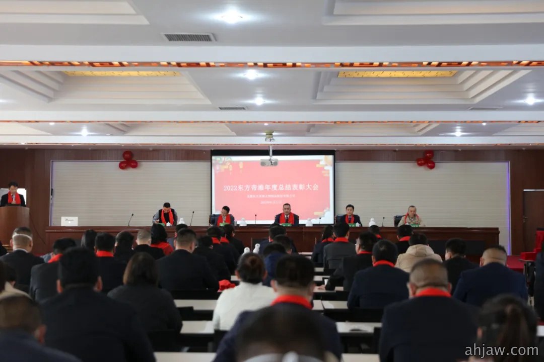 辞旧迎新贺新春——东方帝维2022年度总结表彰大会...