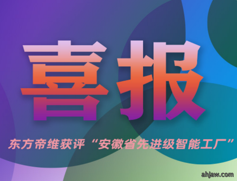 重磅升级!东方帝维获评“安徽省...