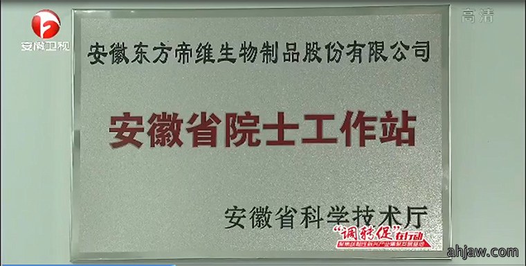 东方帝维技术经理杜家林接受安徽电视台采访